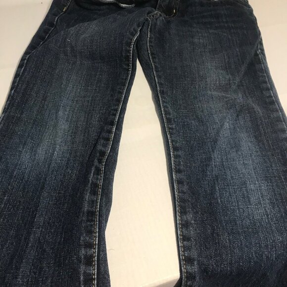 2 Pairs Old Navy Boys Jeans Size 8 Flex Bootcut & Skinny Dark Wash - Picture 6 of 10